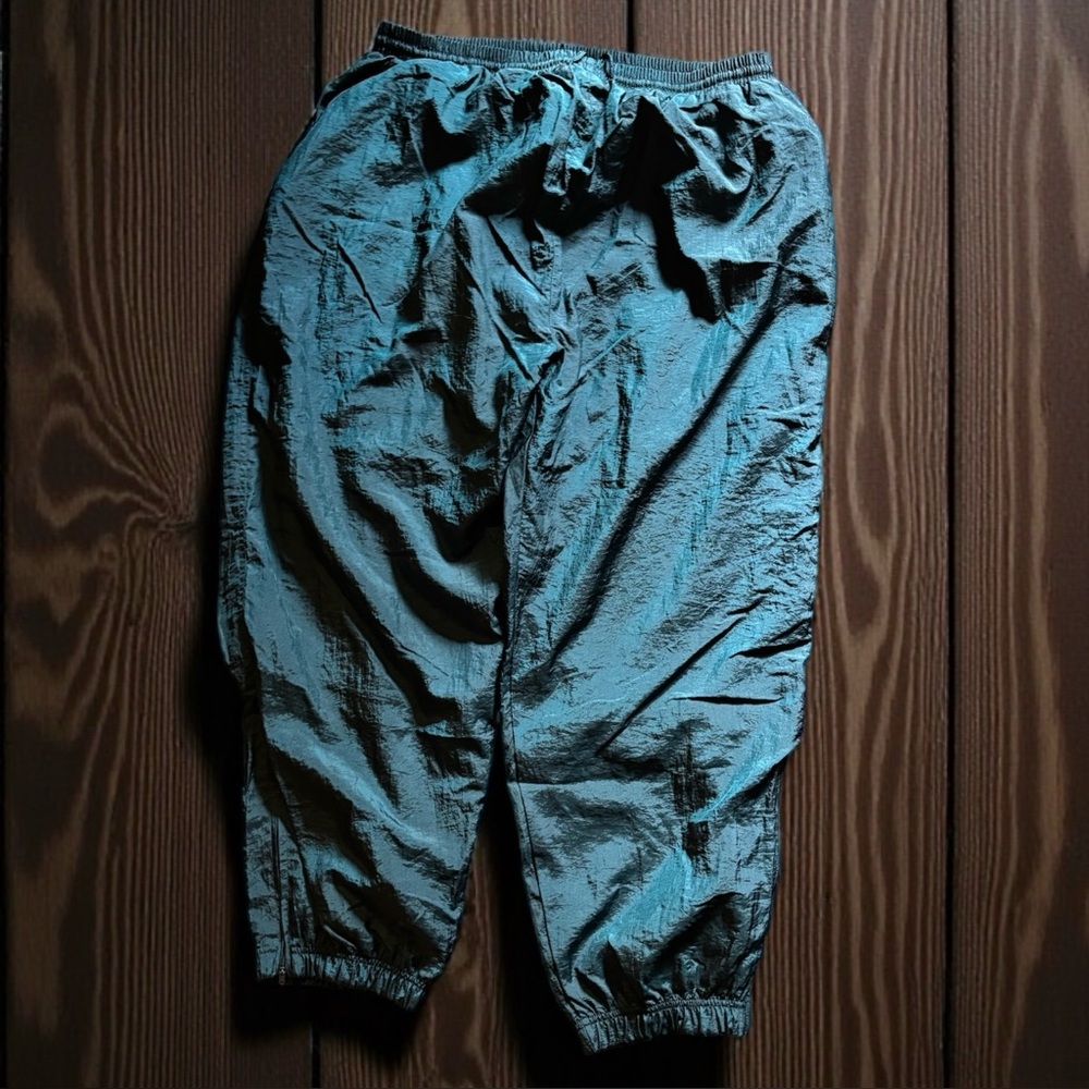 Venezia Sport Womens Metallic Teal  Wind/Track NWT Windbreaker Pants 22/24